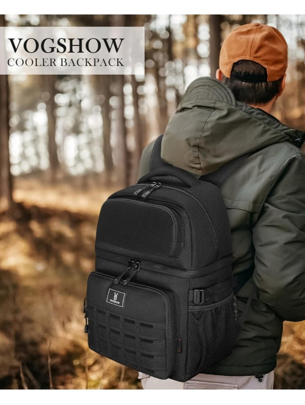 VS Vogshow Black Cooler Backpack